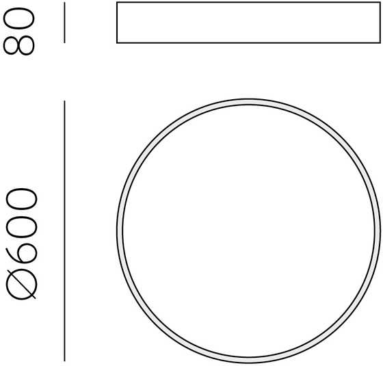39W LED lubinis šviestuvas MINSK, juodas, 2700/3000/4000K, dimeriuojamas, P3758272NDP