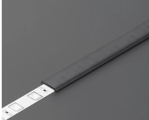 LED juostos profilio dangtelis C2 CLICK, juodas, 3m