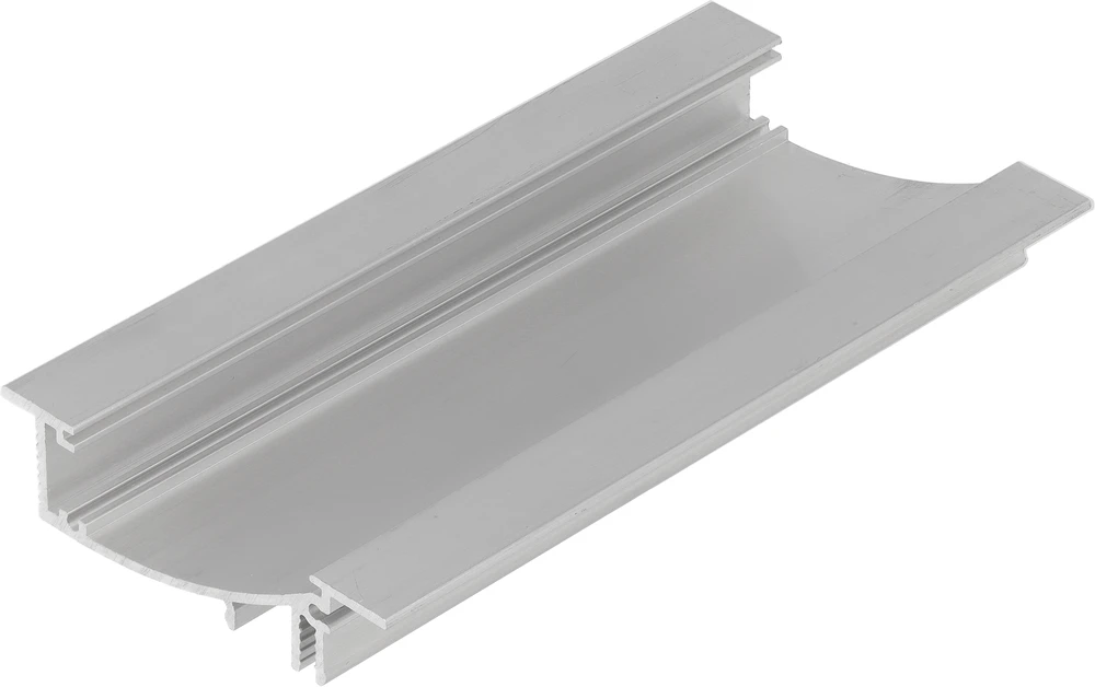 3m LED juostos profilio FLAT8, neanoduotas aliuminis
