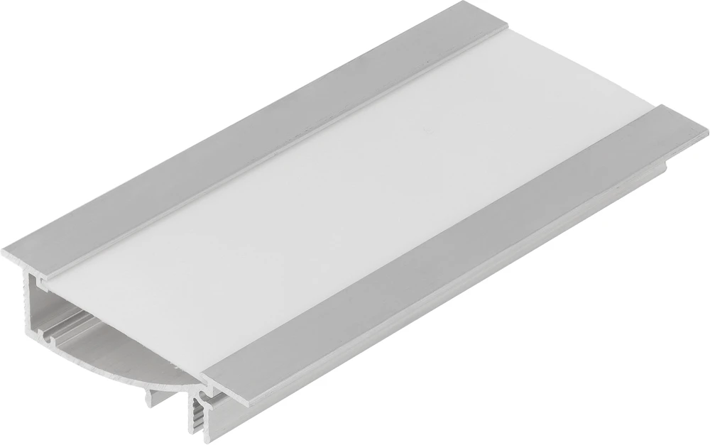 3m LED juostos profilio FLAT8, neanoduotas aliuminis