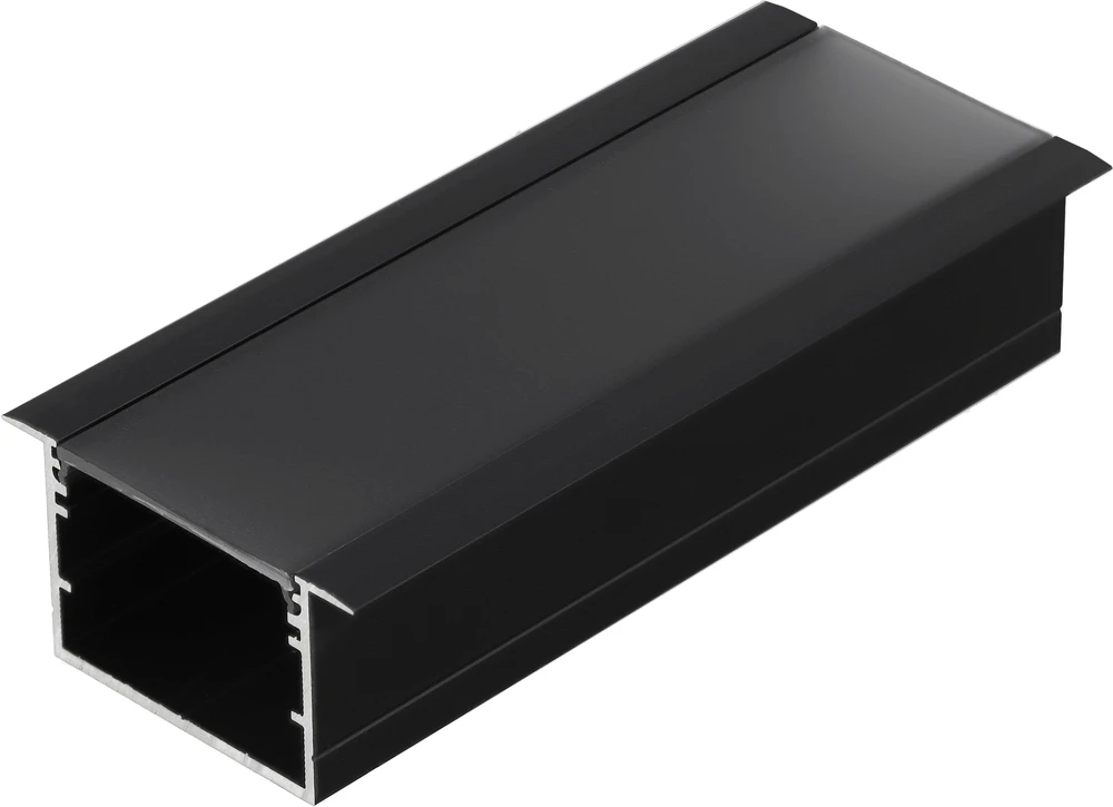 3m LED juostos profilio VARIO30-07, juodai anoduotas.