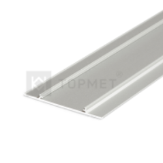 3m LED juostos profilio WALLE12 dangtelis, anoduotas aliuminis