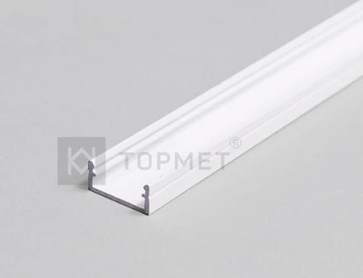 LED juostos profilis BEGTON12, baltai dažytas, 3m