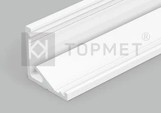 3m LED juostos profilis CABI12, baltas