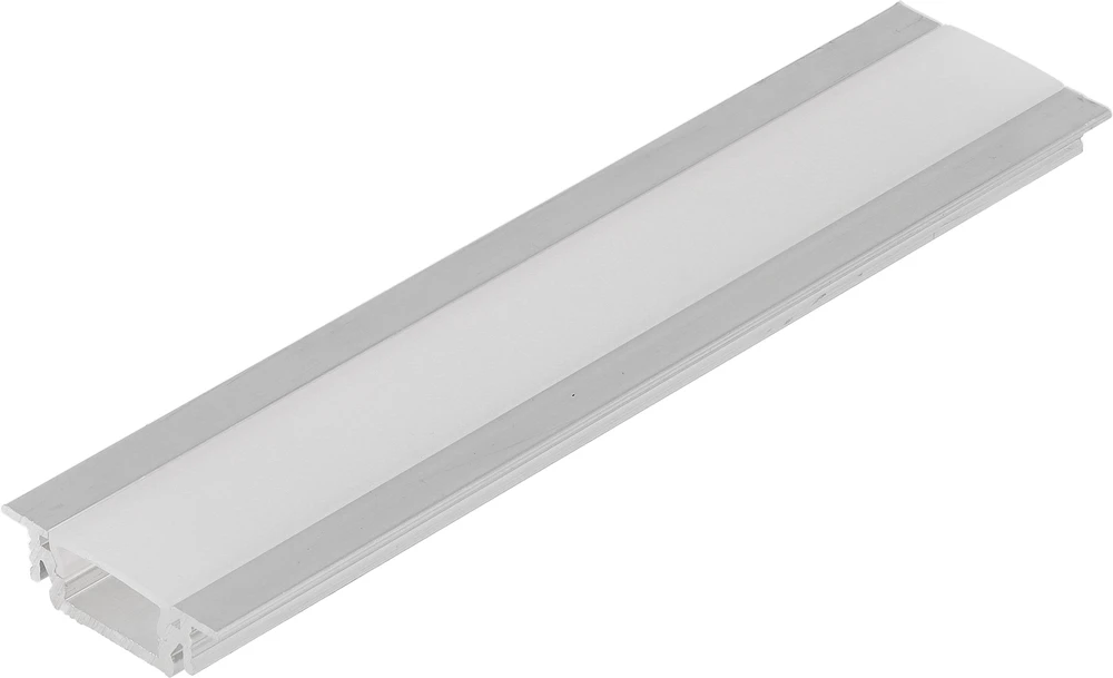 3m LED juostos profilis GROOVE10 BC/UX, neanoduotas aliuminis