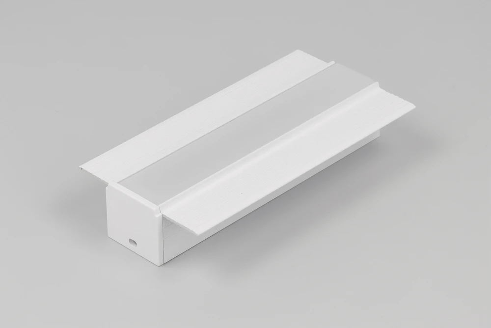 3m LED juostos profilis LINEA-IN20 TRIMLESS EF, baltai dažytas