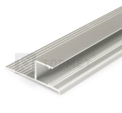 3m LED juostos profilis OMNI10 AC2, anoduotas aliuminis