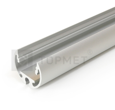 3m LED juostos profilis PEN12 CJ, anoduotas aliuminis