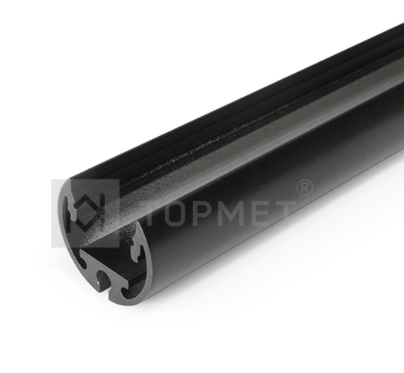 3m LED juostos profilis PEN12 CJ, juodai dažytas