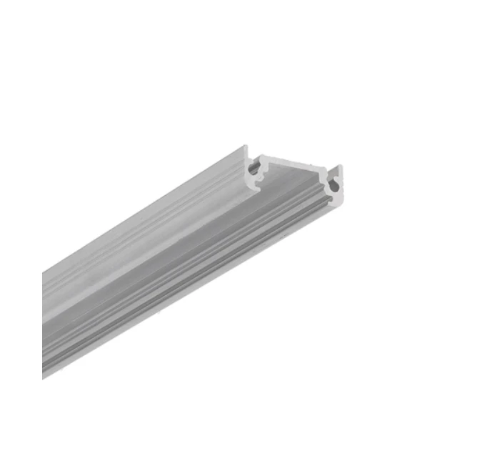 3m LED juostos profilis SURFACE10 BC/UX, neanoduotas aliuminis