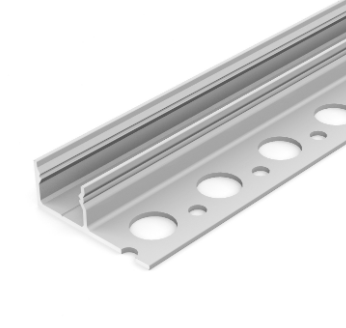 3m LED juostos profilis UNI-TILE12 C PLUS, 180 laipsnių, anoduotas aliuminis