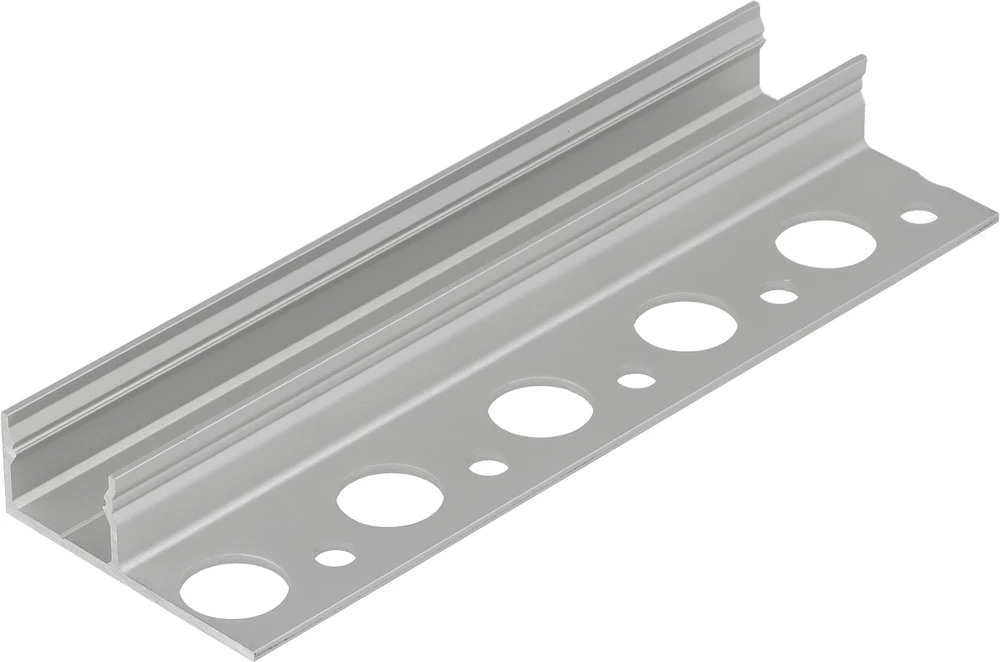 3m LED juostos profilis UNI-TILE12 C PLUS, 180 laipsnių, anoduotas aliuminis