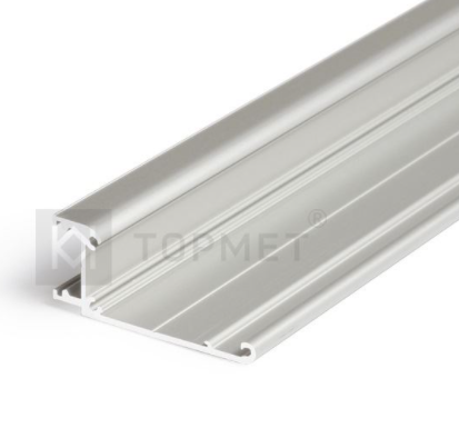 3m LED juostos profilis WALLE12 BCD, neanoduotas aliuminis