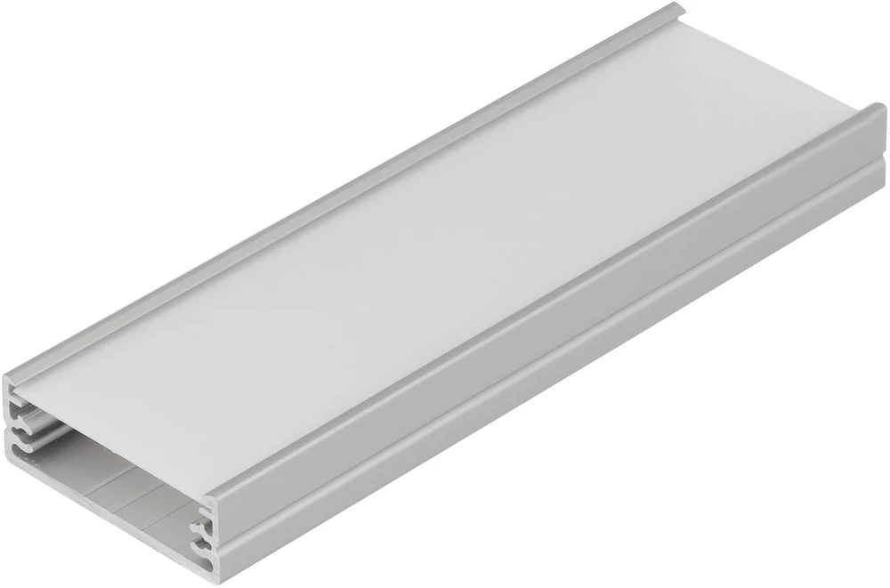 3m LED juostos profilis WIDE24 G/W, anoduotas aliuminis