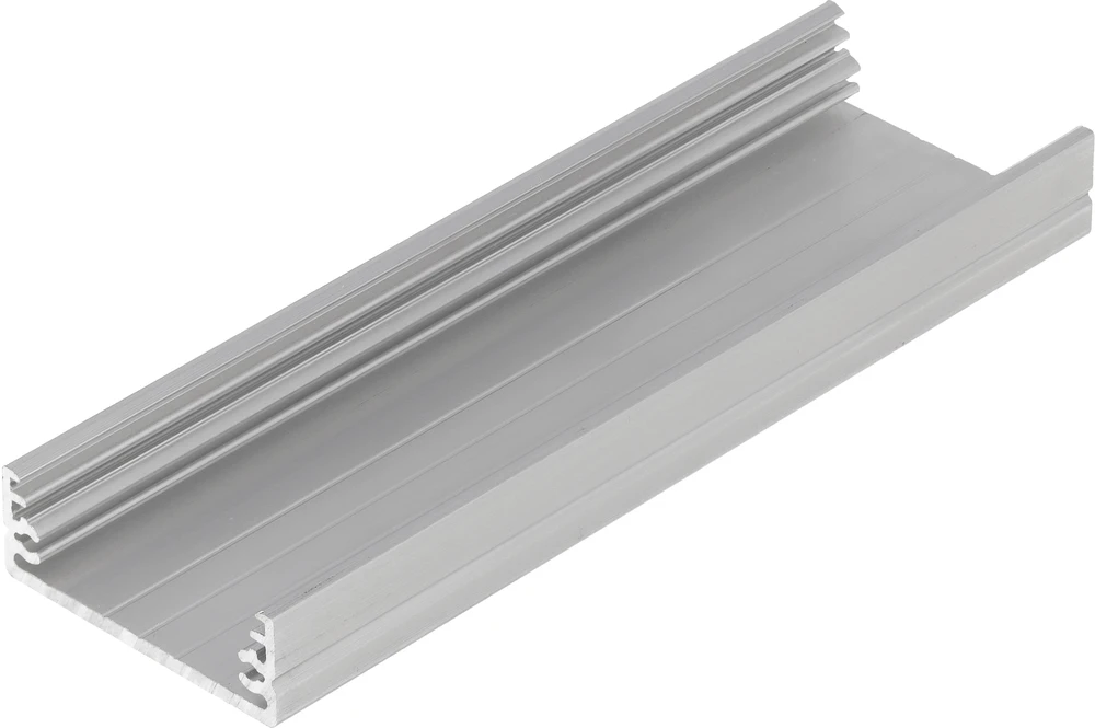 3m LED juostos profilis WIDE24 G/W, neanoduotas aliuminis