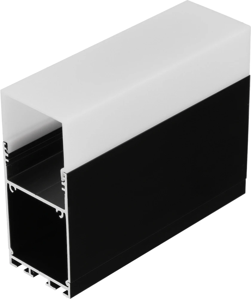3m LED profilis COMBO30-02, juodas