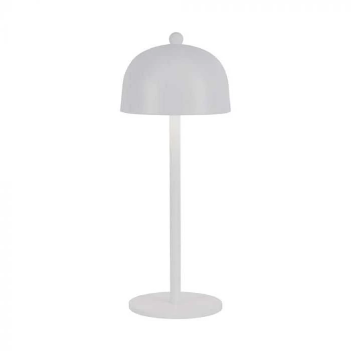V-tac 3W LED įkraunamas stalinis šviestuvas, baltas, 3000/6000K, dimeriuojamas