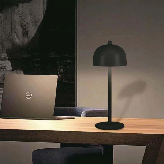 V-tac 3W LED įkraunamas stalinis šviestuvas, juodas, 3000/6000K, dimeriuojamas