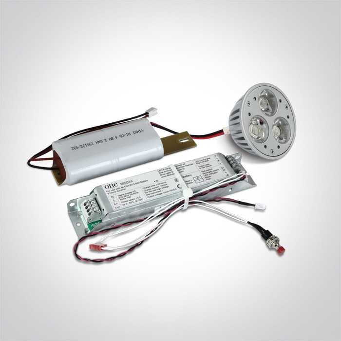 3W LED įleidžiamas avarinis šviestuvas, 6000K, 89002A
