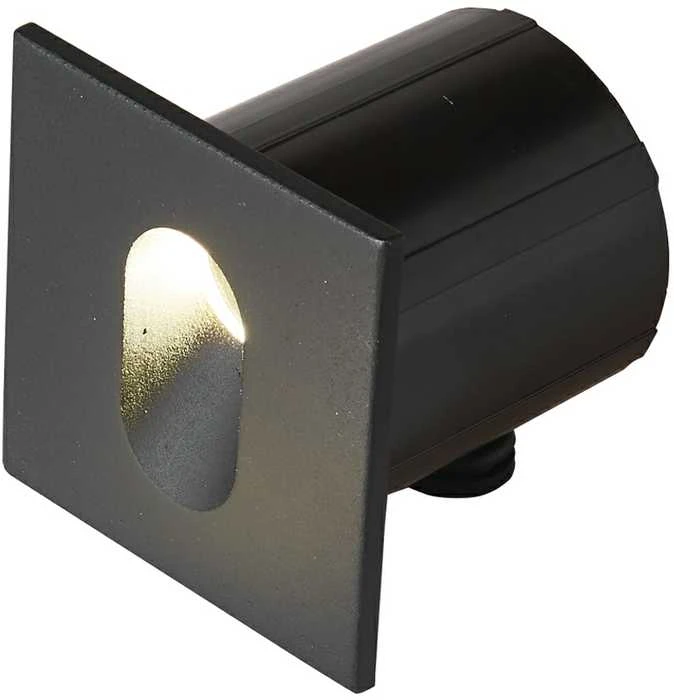 3W LED įleidžiamas fasado šviestuvas ROVATO 4K, juodas, 4000K