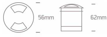 3W LED įleidžiamas į žemę šviestuvas, aliuminio sp., 3000K, IP67, 69015B/AL/W