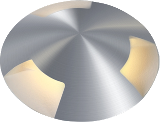 3W LED įleidžiamas į žemę šviestuvas, aliuminio sp., 3000K, IP67, 69015C/AL/W