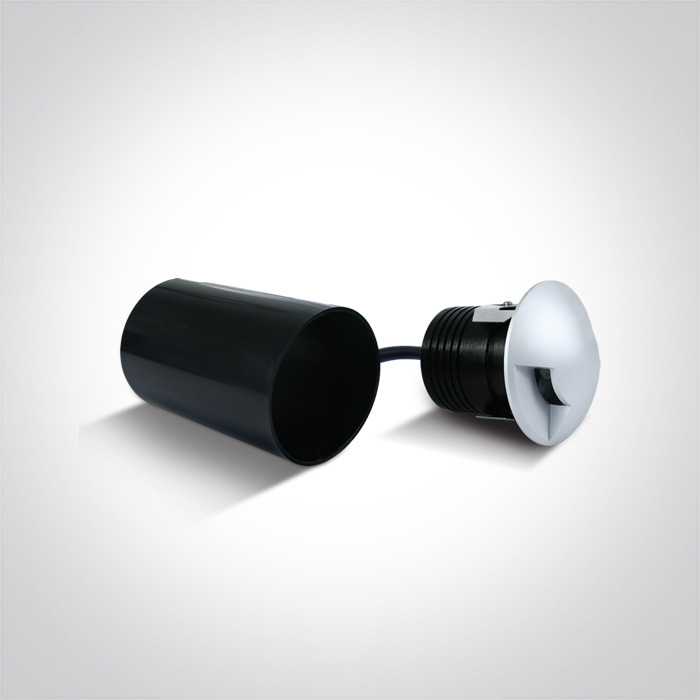 3W LED įleidžiamas į žemę šviestuvas, aliuminio sp., 3000K, 69016B/W