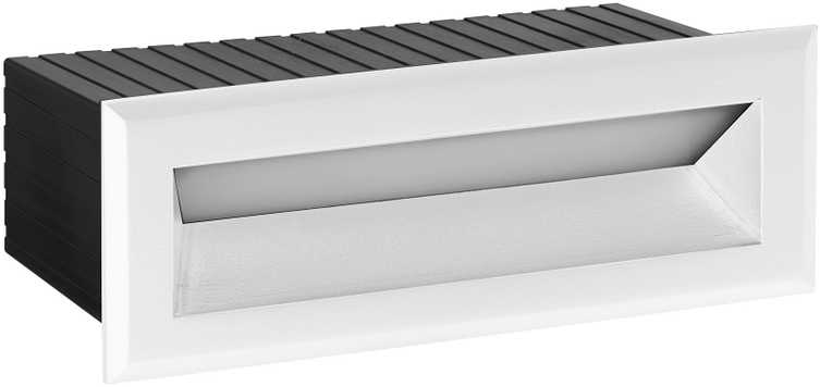 3W LED įleidžiamas sieninis fasado šviestuvas FLIK, baltas, 3000K, 4308700