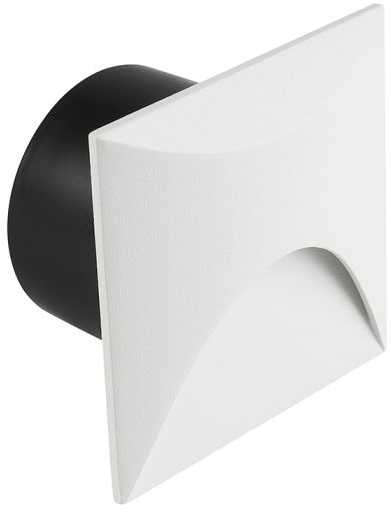 3W LED įleidžiamas sieninis šviestuvas laiptų apšvietimui, baltos sp., 3000K, IP65