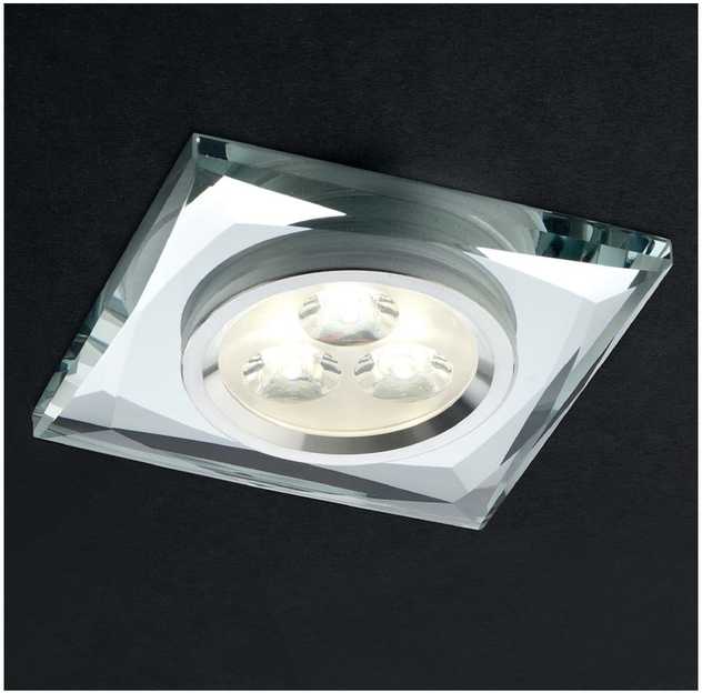 3W LED įleidžiamas šviestuvas CR 35 LED, chromo sp., 4000K