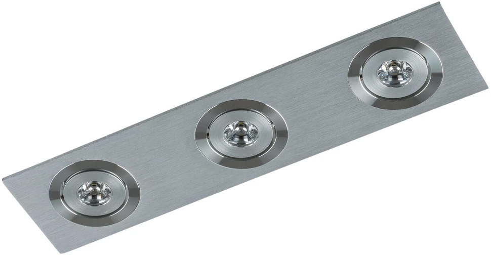 3W LED įleidžiamas šviestuvas FIAMMA, metalo sp.