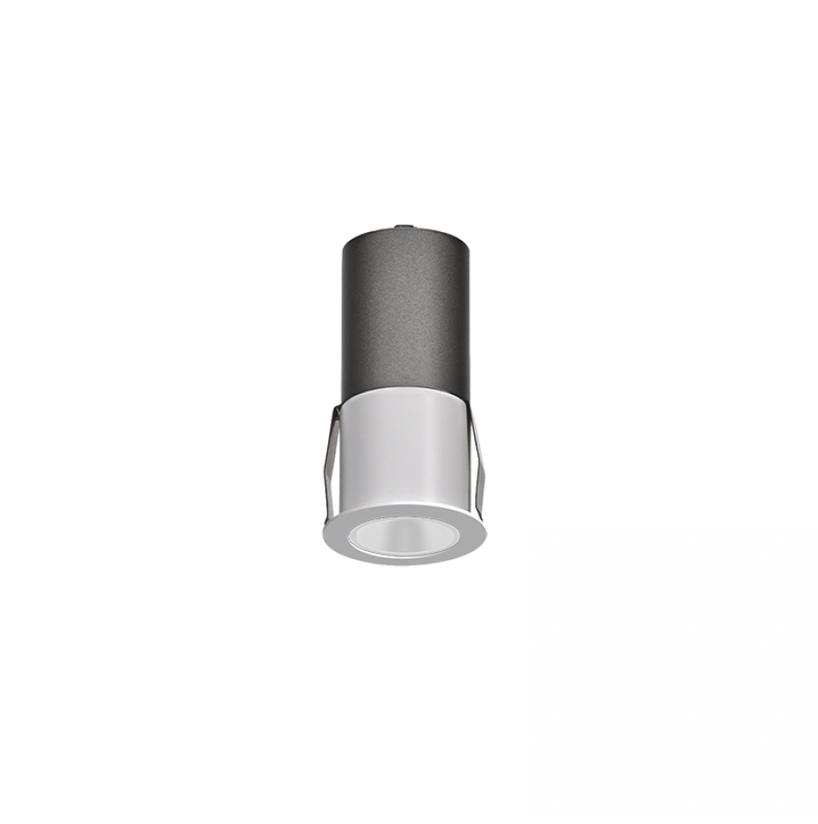 3W LED įleidžiamas šviestuvas, matinės baltos sp., 2700K, S182