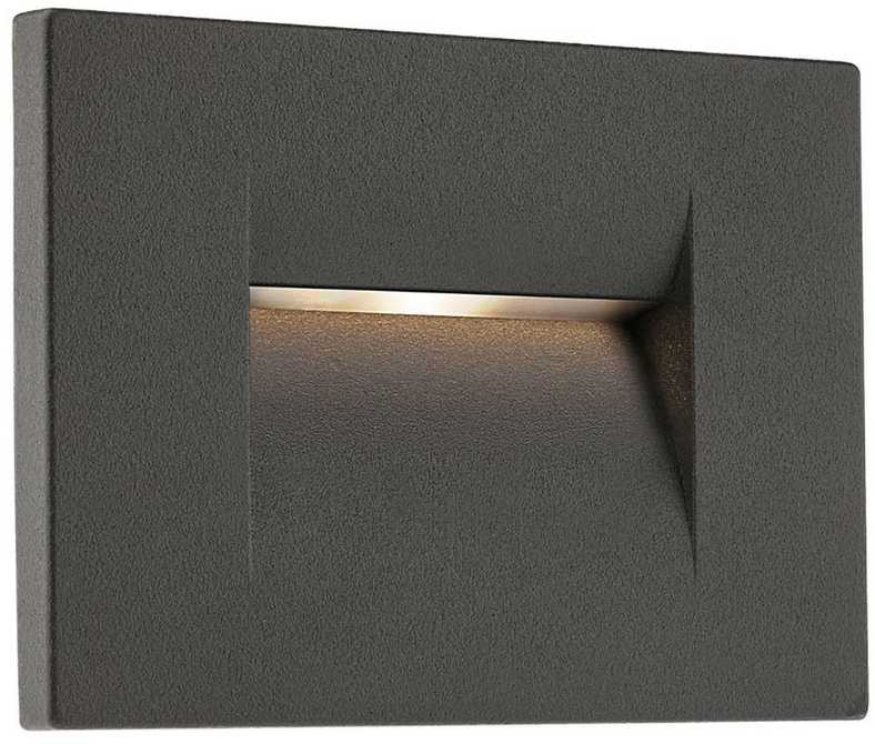 3W LED įleidžiamas vidaus/lauko šviestuvas INNER, tamsiai pilkas, 3000K, IP65, 9638