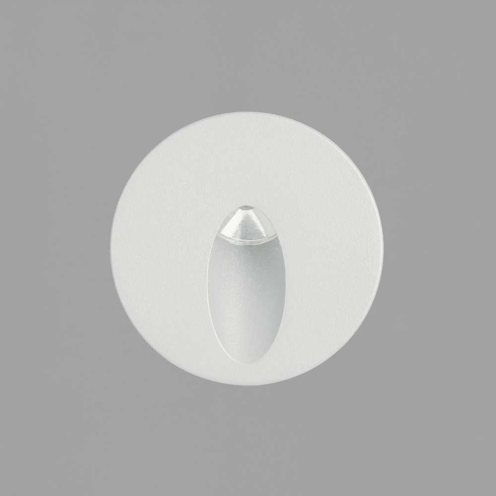 3W LED įleidžiamo montavimo sieninis šviestuvas ORION, baltas, 2700K, IP65, E2063090B