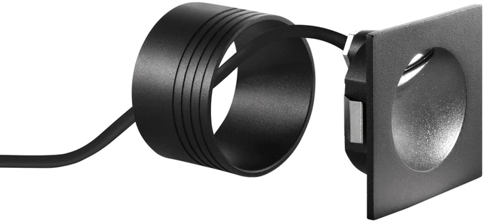 3W LED lauko įleidžiamas šviestuvas ONYX, juodas, 4000K, IP54