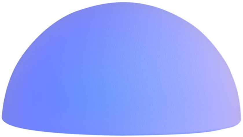 3W LED pastatomas lauko šviestuvas BLOB, baltas, RGB, IP65, tiekiamas su nuotolinio valdymo pulteliu, 90170