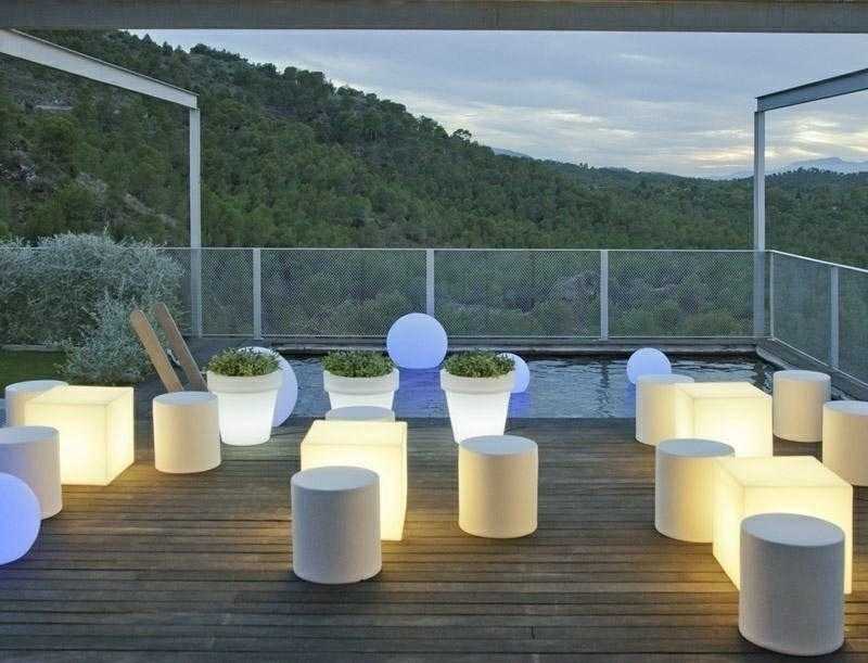 3W LED pastatomas lauko šviestuvas CUBY 20, E27, G45, baltas, 6000/6500K, IP65, parduodamas su lempute