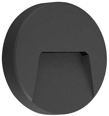 3W LED paviršinis lauko šviestuvas, grafito sp., 3000K, E183