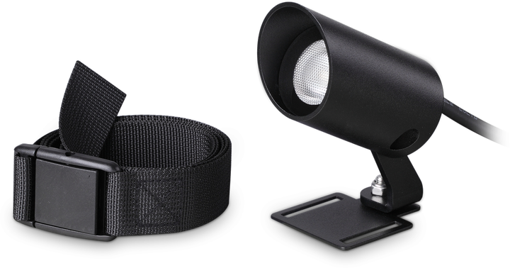 3W LED sieninis fasado šviestuvas KOALA, juodas, 3000K, IP65, 331355