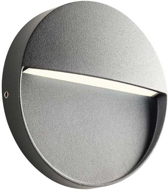 Sieninis šviestuvas 3W LED sieninis lauko šviestuvas LANDER, tamsiai pilkas, 3000K, IP54, 90473
