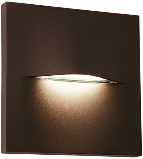 Sieninis šviestuvas 3W LED sieninis lauko šviestuvas VITA, rūdžių sp., 3000K, IP65, 4298401