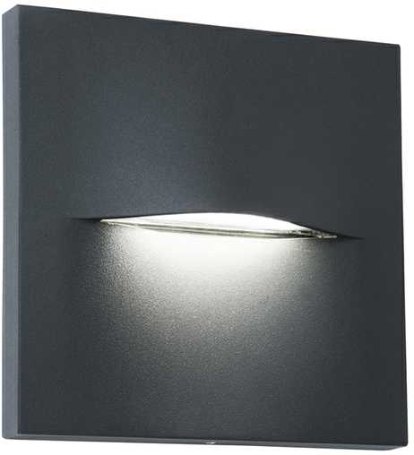 3W LED sieninis lauko šviestuvas VITA, tamsiai pilkas, 3000K, IP65, 4298400