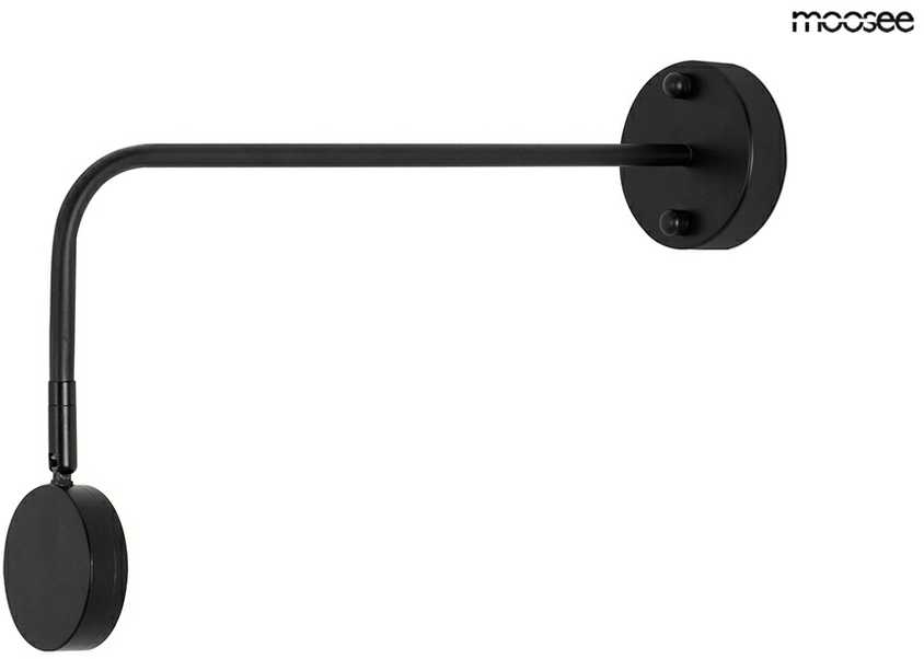 3W LED sieninis šviestuvas AXEL, juodas, 3000K