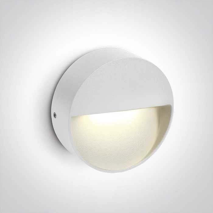 3W LED sieninis šviestuvas, baltas, 2200/2700/3000/4000K, IP65, 67359/W/V