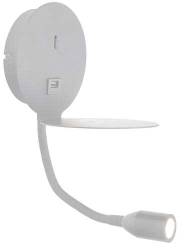 3W LED sieninis šviestuvas, baltas, 3000K, H58