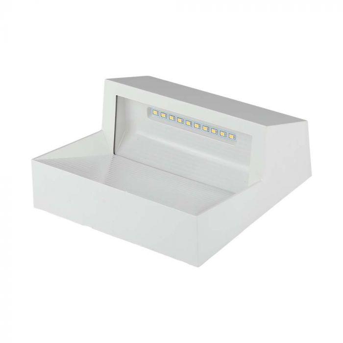 V-tac 3W LED sieninis šviestuvas, baltas, 3000K, IP65