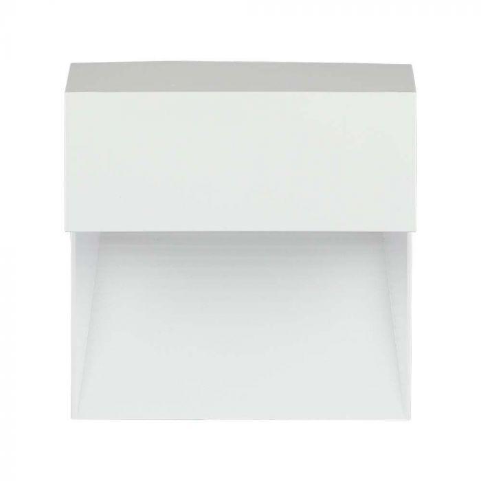 V-tac 3W LED sieninis šviestuvas, baltas, 3000K, IP65