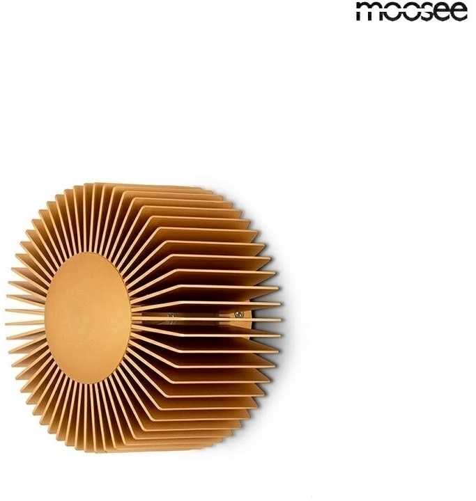 3W LED sieninis šviestuvas SUNNY, aukso sp., 3000K