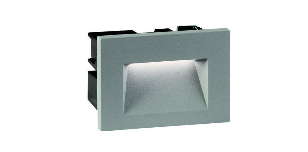 3W LED sieninis šviestuvas THETA, pilkas, 3000K, 4198800