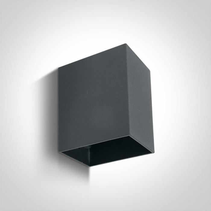 3W LED sieninis šviestuvas, antracito sp., 3000K, 67398/AN/W
